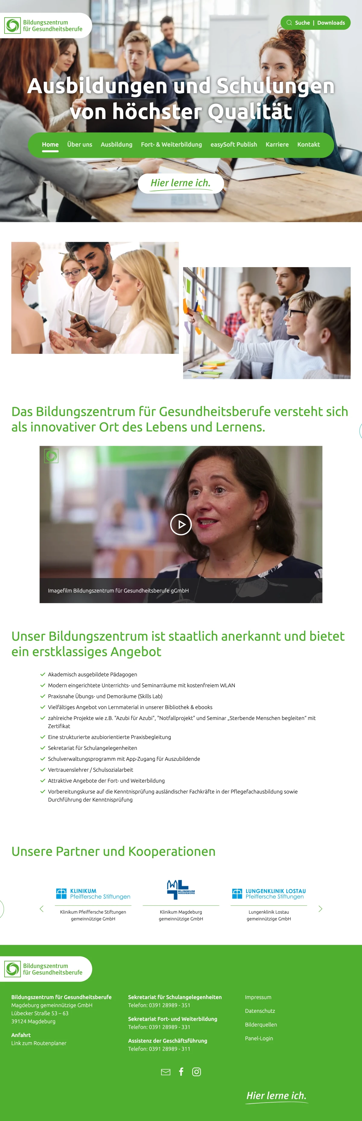 Screenshot https://bzg-md.de/