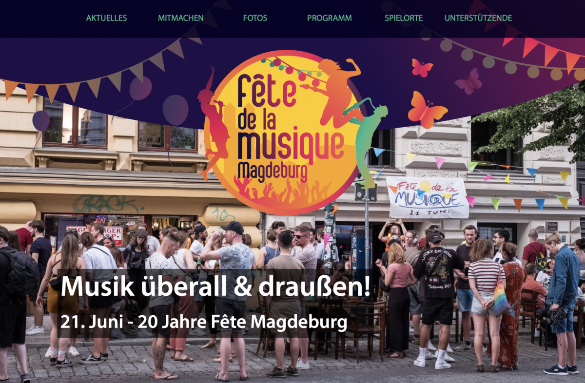 Screenshot https://fete-magdeburg.de