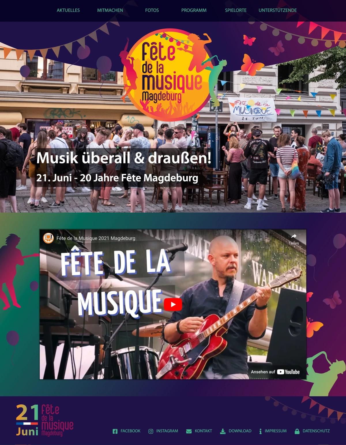 Screenshot https://fete-magdeburg.de